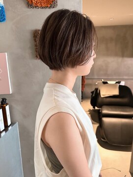 ハウ 心斎橋(how) ミニボブ/ショート/ショートヘア/前下がりボブ/ぱつっとボブ