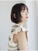 ボブ レイヤー 透明感カラー 髪質改善 酸熱 オージュア