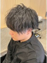 ニアウ 太田店(Niau)&nbsp;ツイストスパイラルパーママッシュメンズパーマ波巻きパーマ