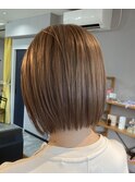 切りっぱなしボブ