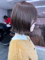 ロンドワン 三宮元町(Lond one)&nbsp;ボブ/切りっぱなしボブ/タッセルボブ/ダークグレー/ミニボブ