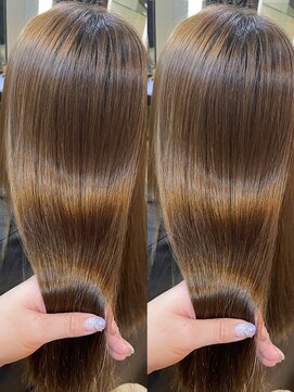 スチャステニィーバイルミ 日ノ出町店(Stastny by Lumi) 艶髪♪縮毛矯正/ベージュ系カラー