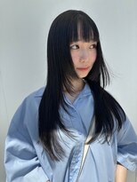 スノッブサンク(Snob ciNQ)&nbsp;姫カットレイヤー/ツヤカラー/ワイドバング/20代