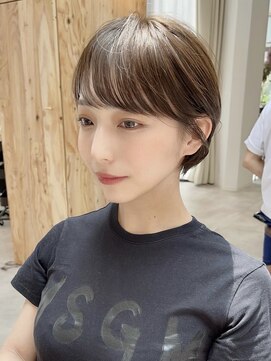 アイドットプラスサッポロ 札幌(i.+SAPPORO) 前髪あり小顔つや髪顔まわり簡単スタイリングショートボブヘア