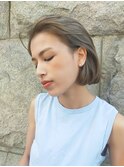 前髪短めの丸みショートボブ/ショートカット/ショートバング/