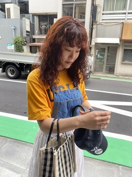 セーヌアワー(CEINE OUR) ブリーチなしオレンジカラー