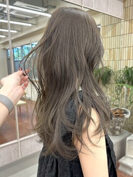 パークレーン アイス イヴェン(park lane ICI yeven) ブリーチなし　オリーブベージュ　秋カラー/momoka