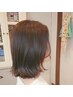 【透明感抜群！】アディクシーフルカラー＋カット＋補修Tr／￥15800→13900