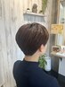 【リタッチ】カット＆オーガニックリタッチカラー　￥9900～