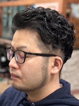 アポロカットステージ 相模大野店 アップバング/ツーブロックマッシュ<理容室>[メンズ/相模大野]