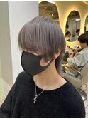 メンズブリーチ　ハイトーン　シルバーカラー　横浜