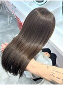 ～縮毛矯正×髪質改善カラーで圧倒的艶髪～