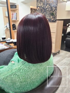 アンクラウド(an cloud) カシスブラウン/ピンクブラウン/ブリーチなしカラー