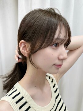 ユニ 原宿(uni) #75/黒髪/ボブルフ/ネビージュ/小顔/ワンレン/髪質改善/原宿