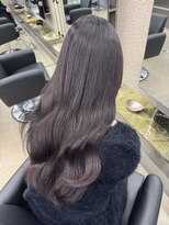 ペレ 栄 アネックス(PELE栄ANNEX) 韓国 くびれロング レイヤー ワンホンヘア 小顔前髪