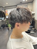 レベル 葛西店(LEVEL)&nbsp;ツイストスパイラルパーマ 刈り上げマッシュ 葛西メンズ