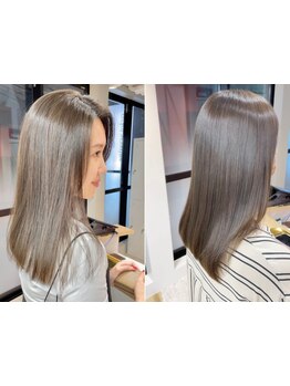 【髪質改善Tr￥9900～】業界最高級の高濃度水素Trでまとまる髪へ[髪質改善/池袋/ダブルカラー/レイヤー］