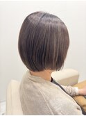 【ブリーチにも対応！】髪質改善縮毛矯正×bobスタイル