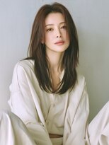 アルトリスト(Altruist Aging×HAIR&SPA)&nbsp;★ダークアッシュ大人ガーリーボブ着物ミディアムレイヤーカット