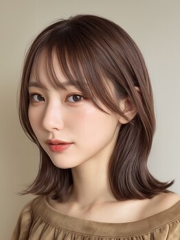 フリーダムコパン 倉敷イオン前店(freedom copain)の写真/髪質改善を叶える”ダメージレス縮毛矯正”や”酸性ストレート”で、髪を傷めずに艶やかに毛先まで潤う◇