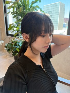 ナイト(KNIGHT) 顔まわりカット/レイヤーカット