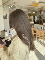 ビーチ(BEACH) くすみベージュ透明感カラーレイヤーカット