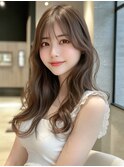 【韓国風】顔まわりレイヤー×うる艶ロング