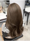 上品韓国ヘアオリーブベージュ