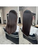 縮毛矯正で乾かすだけで纏まる髪へ！