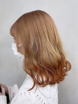 イル(iLu.) オレンジベージュ/オレンジグラデーション/ロブ