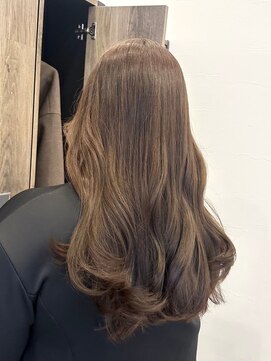 アトリエコア(Atelier Coa) 太白区アディクシーカラー顔周りレイヤーカット白髪ぼかしウルフ