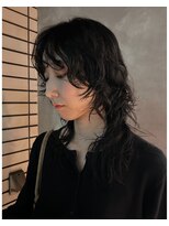 シム 千葉(sim)&nbsp;千葉駅/着物ヘア/大人ガーリー/ダークアッシュ/似合わせカット