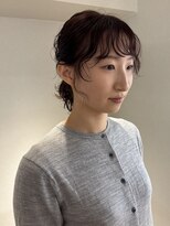 ナンバー ソポ 札幌/ジャム 札幌(N° sopo/JAM)&nbsp;perm style / red brown