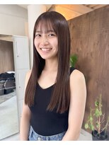 零秒女髪 千里丘店&nbsp;髪質改善で叶える透明感ある艶ロングストレート艶髪美髪艶感