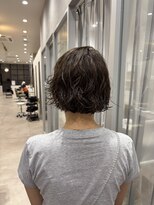 ナンバー 大分中央町店(N°)&nbsp;伸ばしても可愛いニュアンスパーマボブ