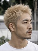 MEN'S/ハイトーン×スパイキーショート/大人ストリート