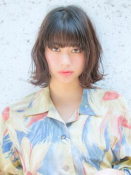 ロンドアベニール 北千住(Lond avenir) namie こなれ感抜群切りっぱなしアッシュカラー