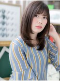 好感度高めの◎斜めバング黒髪ワンカールb大宮20代30代40代