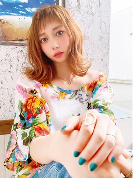 ラグーンアライブ(LAGOON ALIVE) -LAGOON ALIVE- 新田的“モテ髪”セミロングスタイル♪