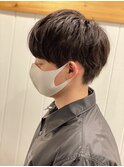 前髪重めのナチュラルショート 仙石