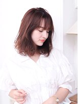 カイノ 福岡天神店(KAINO) 【KAINO】ゆるふわミディ大人かわいいミディアムスタイル