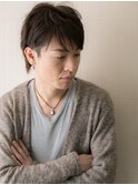 1分スタイリング！ダークアッシュくせ毛ショートL