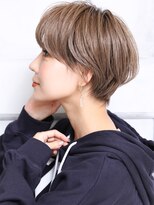 クラッチ 博多(CLUTCH)&nbsp;大人可愛い小顔美髪ツヤ髪くすみブラウンマッシュショートA1