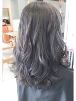 ★グレーベージュカラーダークアッシュベージュくすみカラー原宿