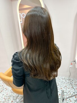 ボタン シブヤ(VOTAN SHIBUYA) 韓国ヘア/艶感カラー/オリーブグレージュ/くびれヘア