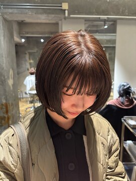 ハマモト ブリーチなし　ベージュカラー