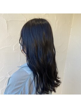 スカイ(SKY) ブルーブラック/暗髪カラー