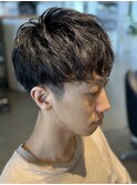 ワンカールパーマ×ソフトマッシュ