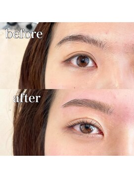 サロンナビ(Salon Navi) eyebrow &eyelash（before→after）