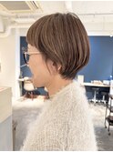 【CROP】ハイライト×白髪ぼかし×ショート